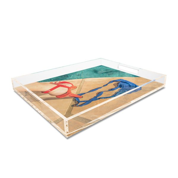 Cherry Acrylic Trays