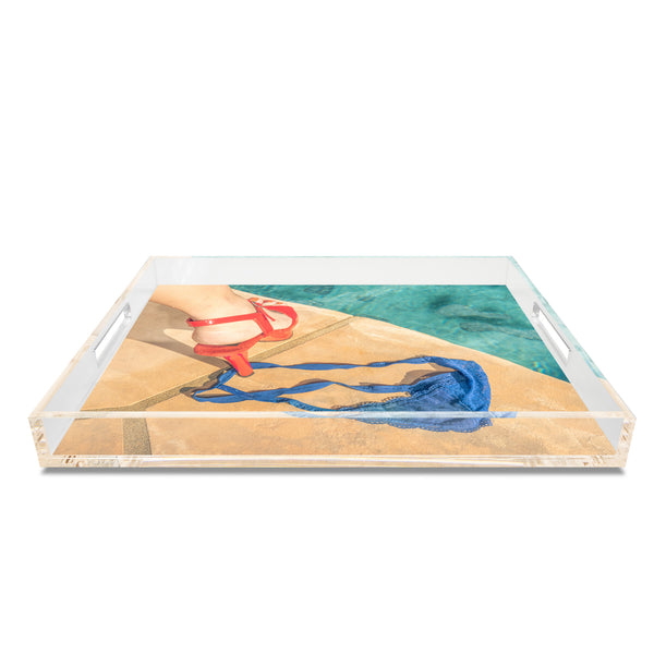Cherry Acrylic Trays