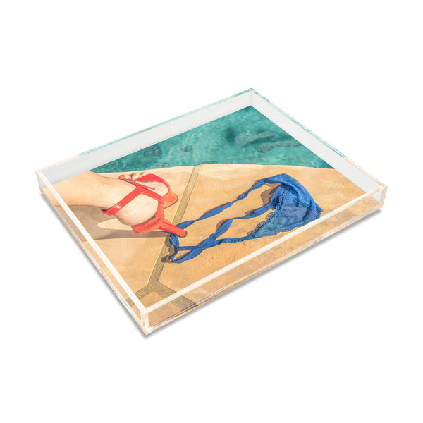 Cherry Acrylic Trays