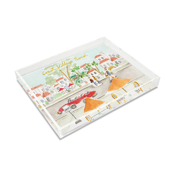 Coast Village Road Acrylic Trays