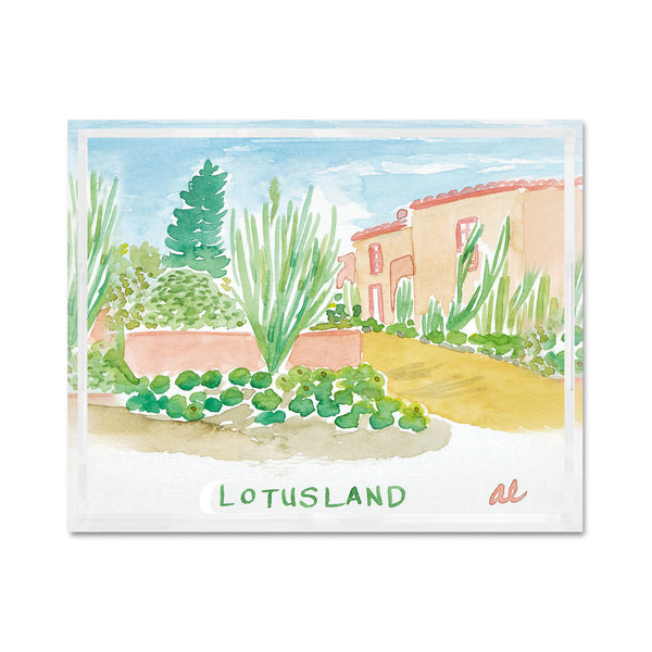 Lotusland Acrylic Trays